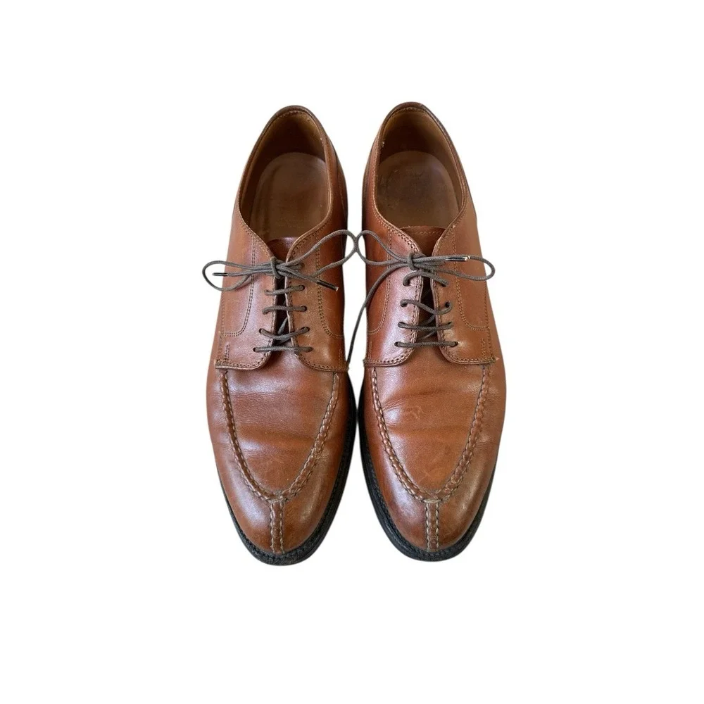 Alden‎ 962 Norwegian Split Toe Blucher Calfskin Mens Dress Shoes Size 10.5 AA/B